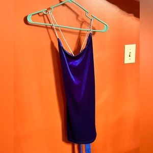 Royal blue homecoming dress